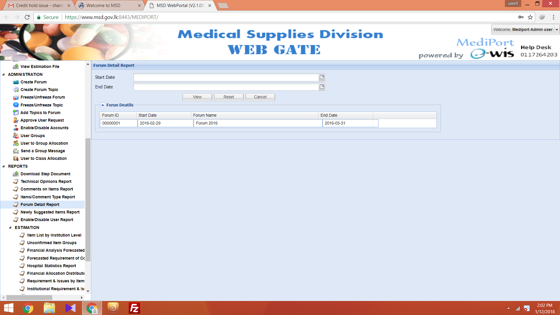 medical item maintenance system